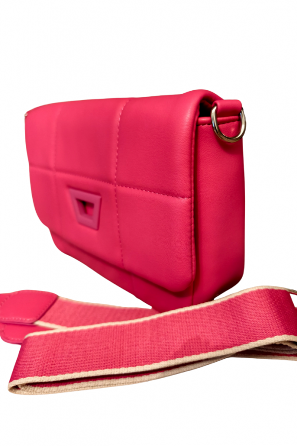 Ružová crossbody kabelka